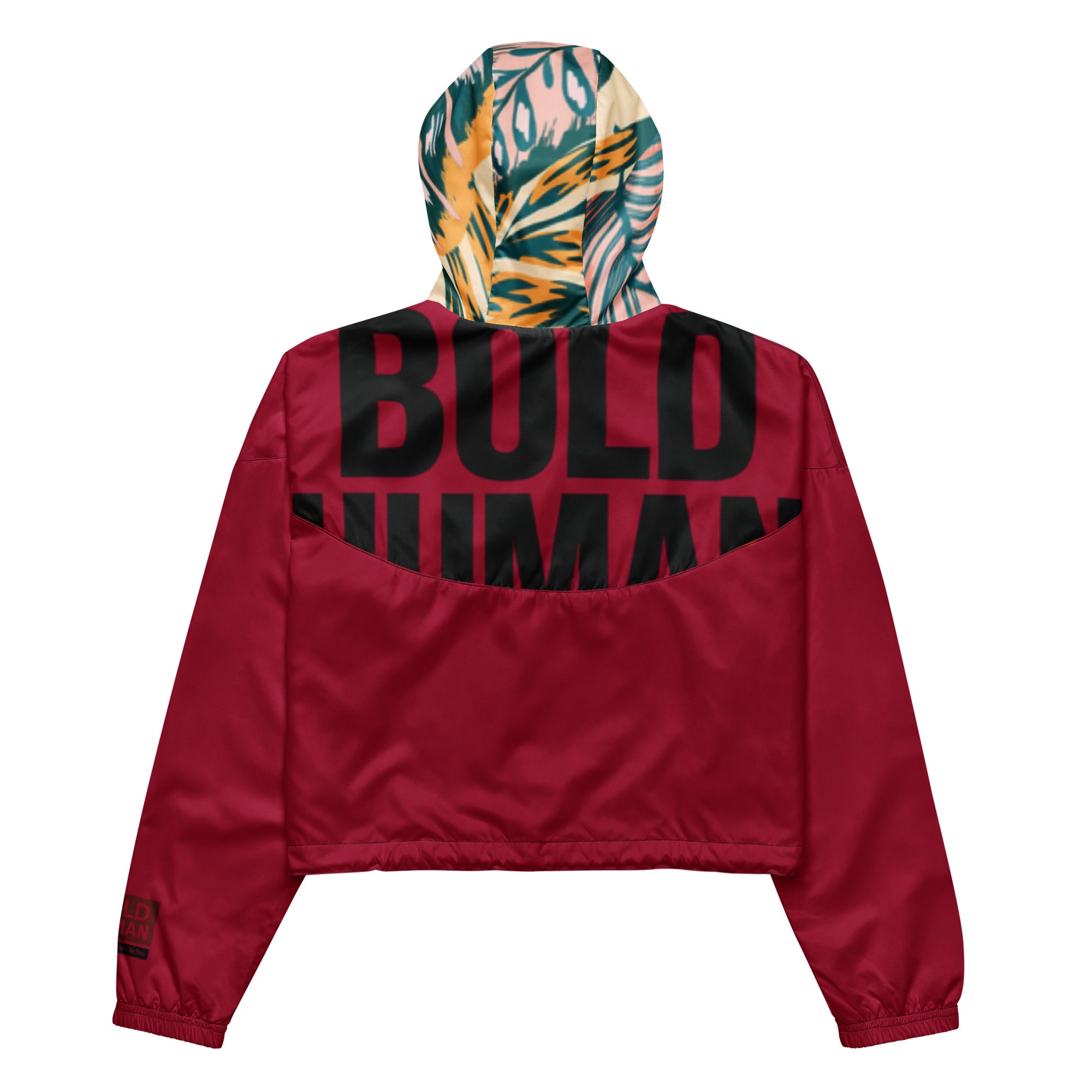Women’s cropped windbreaker Jacke Carmine