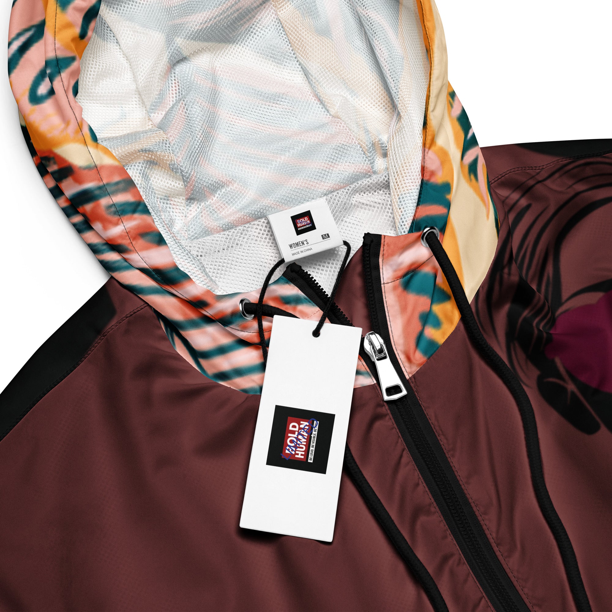 Women’s cropped windbreaker Jacke Auburn