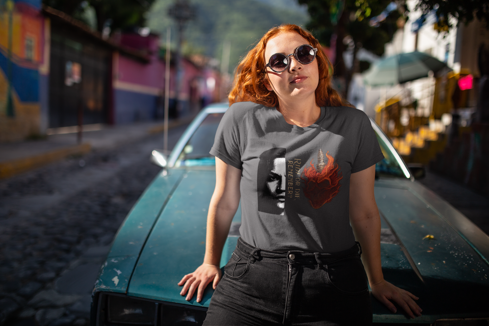 t-shirt-mockup-featuring-a-woman-casually-leaning-on-an-old-car-21930.png