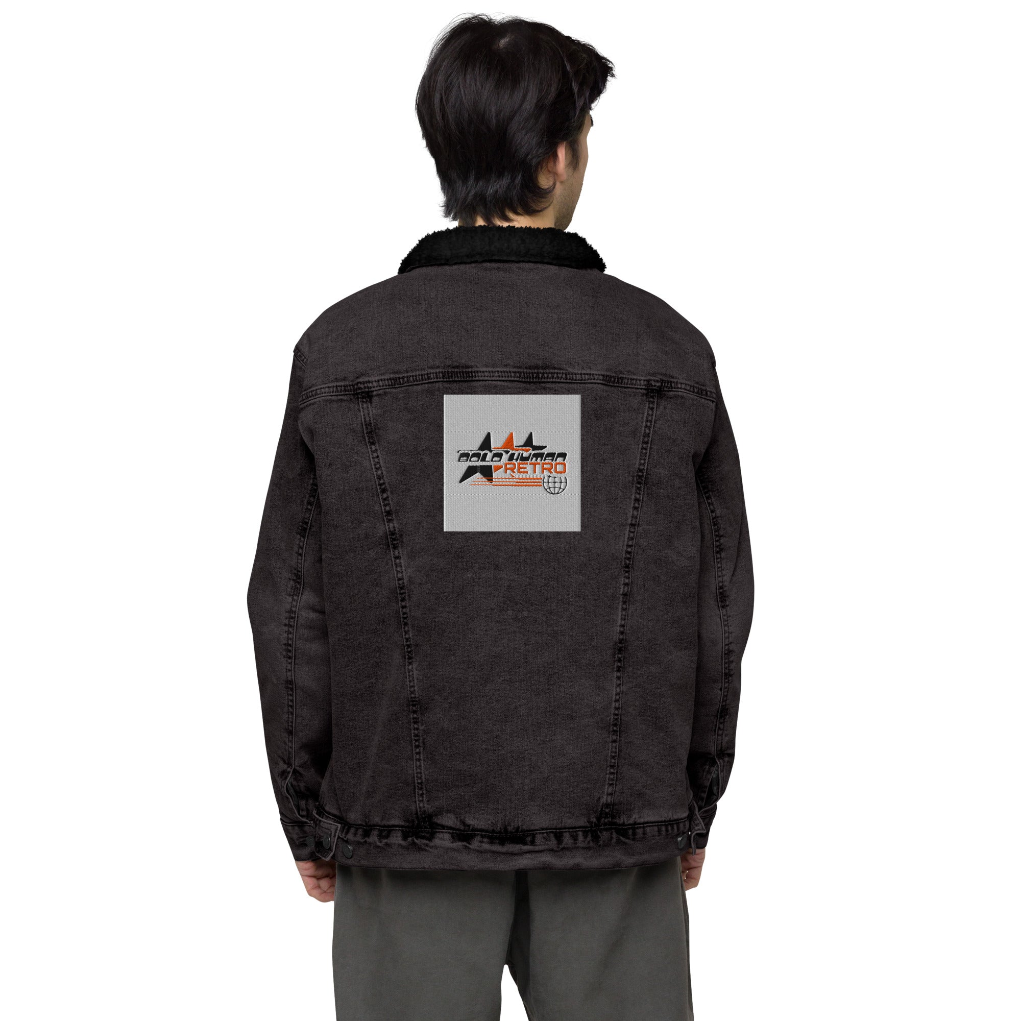 Unisex  Sherpa Jeans-Jacke