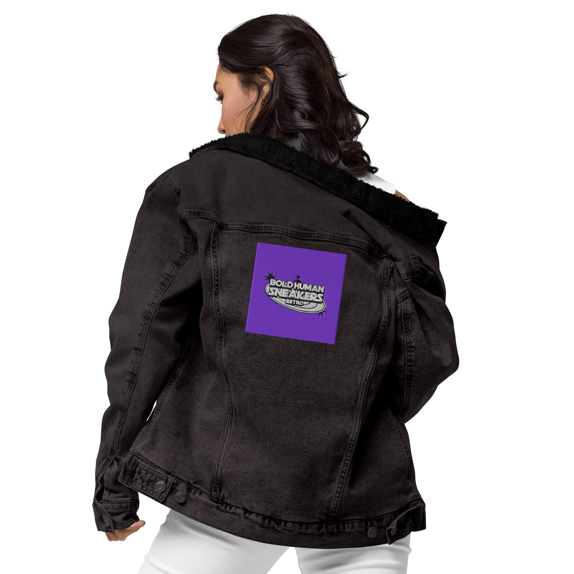 Unisex  Sherpa Jeans -Jacke