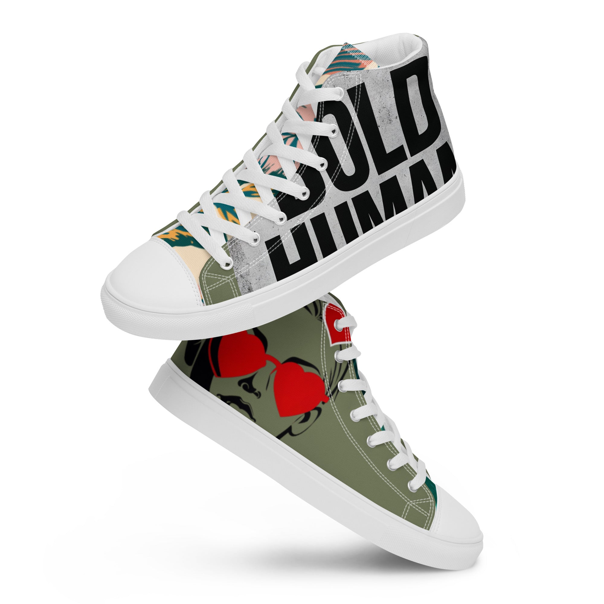 Women’s high top canvas shoes Finch