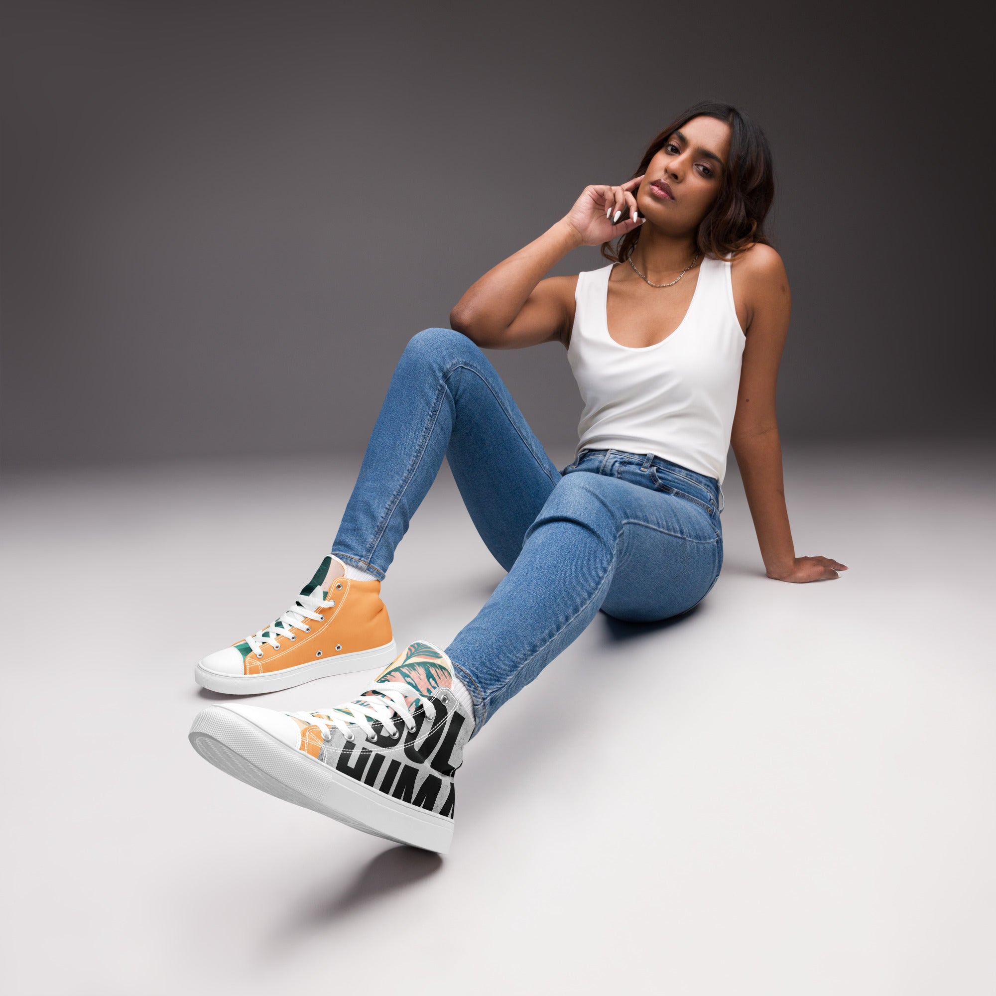 Women’s high top canvas shoes Texas Rose