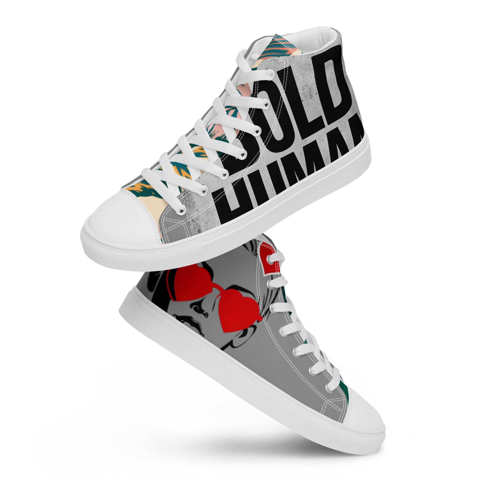 Women’s high top canvas shoes Nobel
